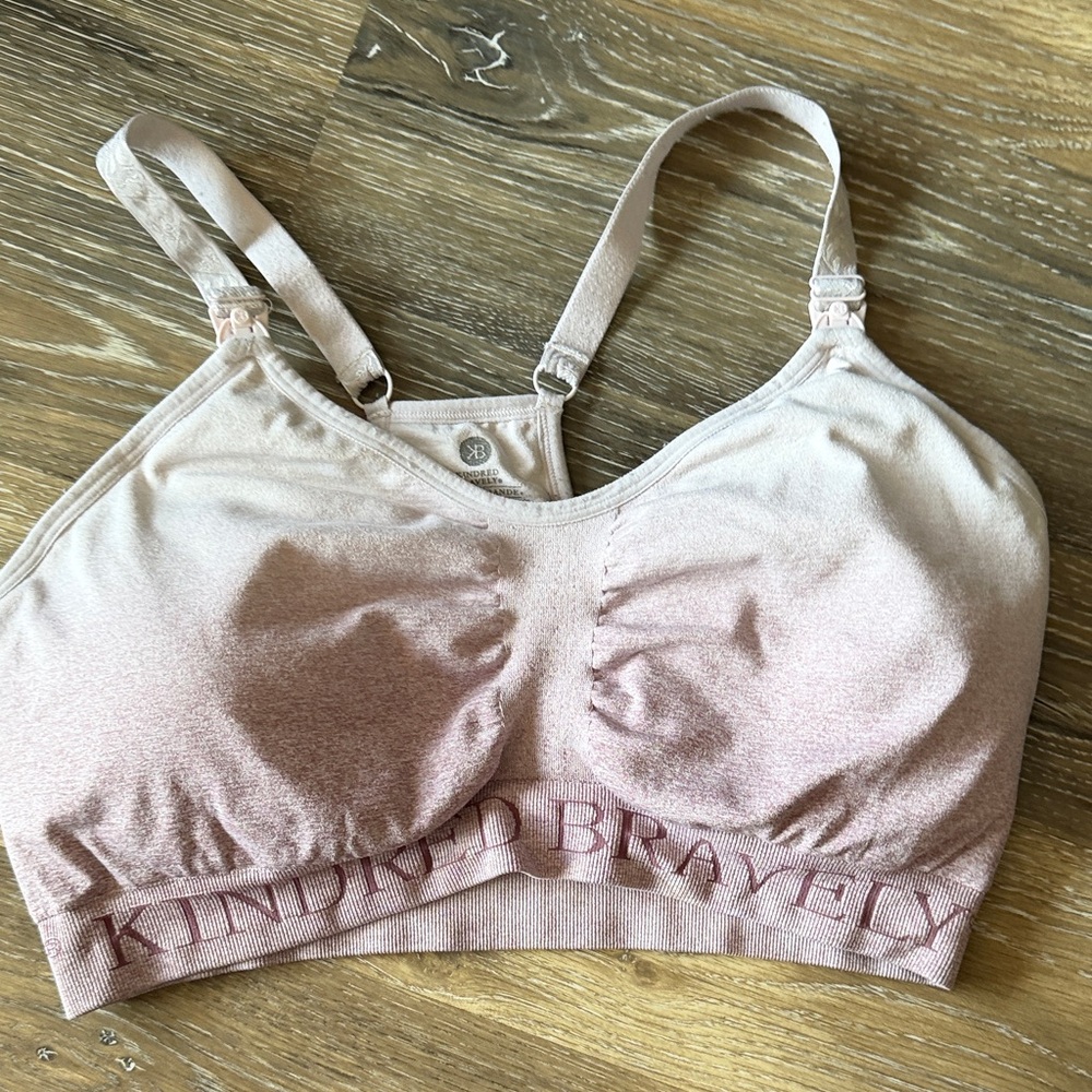 Kindred Bravely Dusty Rose Seamless Nursing Bralette